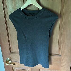 Banana Republic Green Fitted Muscle Tee